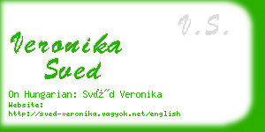 veronika sved business card